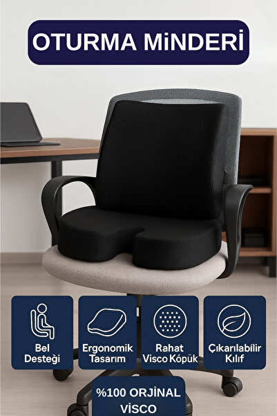 EpiRelax Anatomik Oturma Minderi – Ofis, Araba ve Ev İçin Yüksek Konfor Bel v...