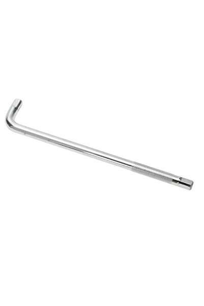 Lawazim L-Handle 14inch Silver - Heavy Duty Bent Socket Bar for Auto Repair