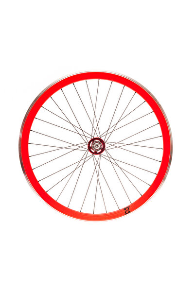 SXT Bicicletă fixie cu roată față, viteză unică, 700-32h, 40mm, roșie