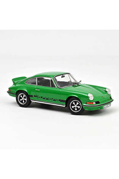 Norev Macheta auto, Porsche 911 RS 1973 Verde cu decor negru 1:18