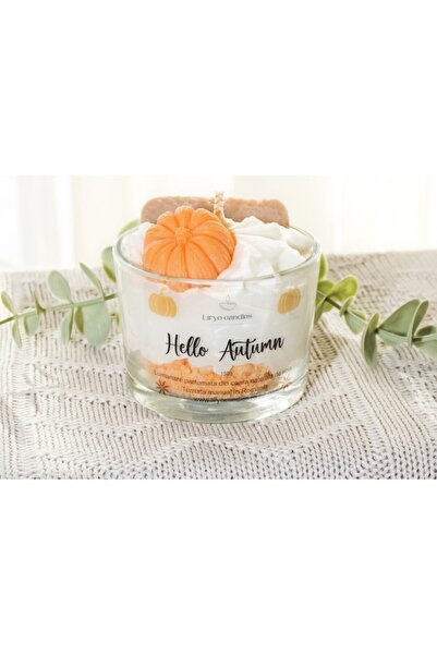 Liryo Candles Scented candle made of 100% natural soy wax, 150g - Pumpkin Spice fragrance