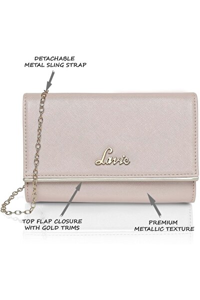Lavie Women's Small Handbag - Off White Pearl Clutch