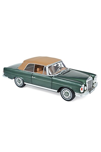 Norev Macheta auto, Mercedes-Benz 280 SE Cabriolet 1969 - Green metallic 1:18