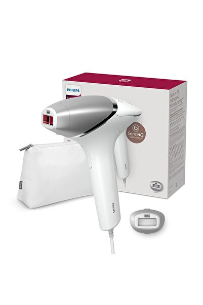Philips Lumea IPL Epilator Series 8000 BRI940/00, Smartskin Sensor, SenseIQ technology, White/Silver