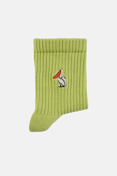 WWF Market Pelikan Towel Socks - Green