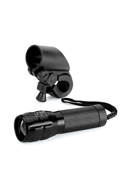 Carsons Bicycle headlight 240 lumens, 3 lighting modes, zoom in/out, black