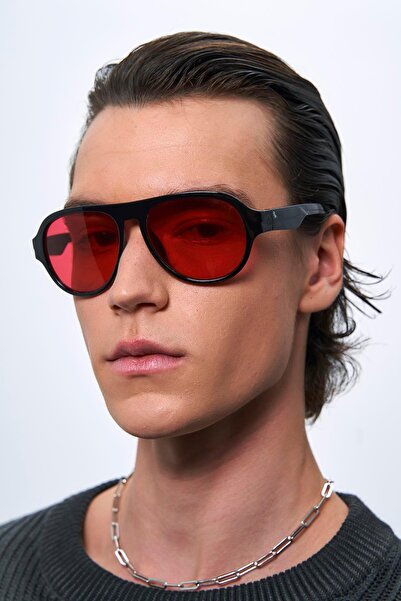 Bilge Karga نظارات التوازن للرجال من سيركاديان باللون الأسود والأحمر من كارداك