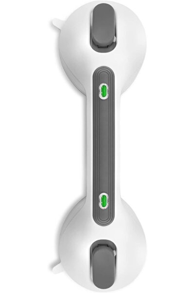 EXCEFORE مقبض دش شفط لكبار السن - قضيب أمان مع مؤشر، رمادي