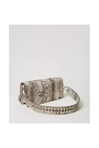 TWINSET Shoulder Bag with Snake Print