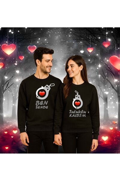 SEDİRLİ Unisex Ziua Îndrăgostiților cu imprimeu adulți Swae tricou 3 Thread S...