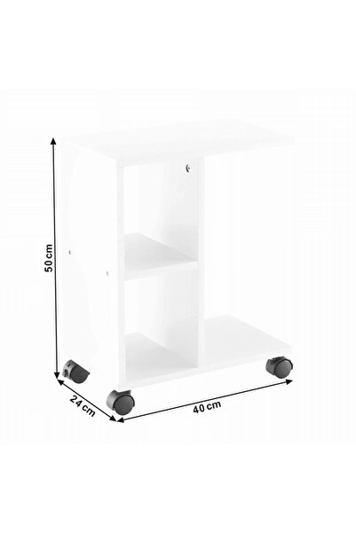 DacEnergy Side table, white, ABBAS NEW