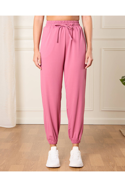 REDTAG Women Pink Solid Active Legging