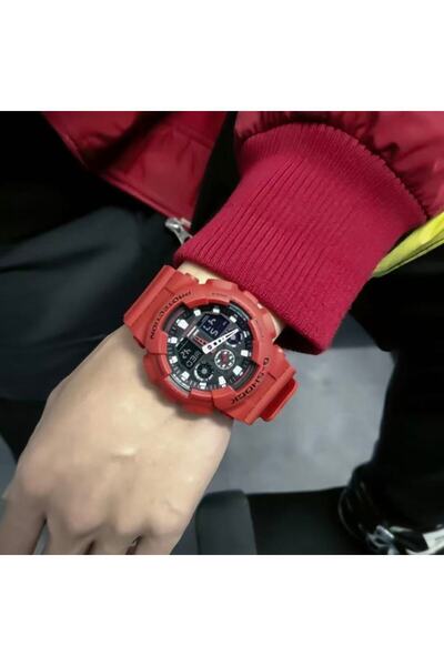 Casio 200 waterproof Shi Ying movement resin strap watch