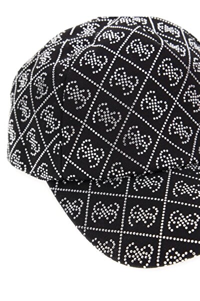 Guess Kadın Siyah Logolu Beyzbol Şapkası