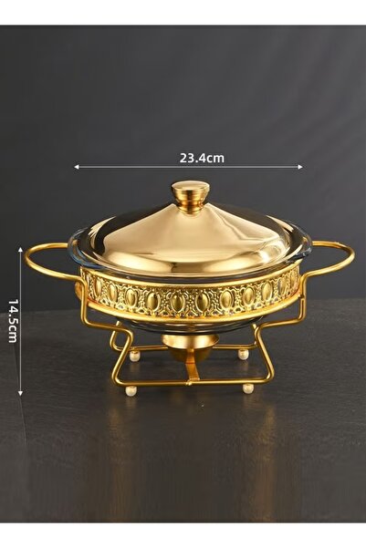 Generic Buffet Serveware Food Warmers Buffet Stove Chafing Dishe Container Heating Stove 23.4*23.4*14.5cm