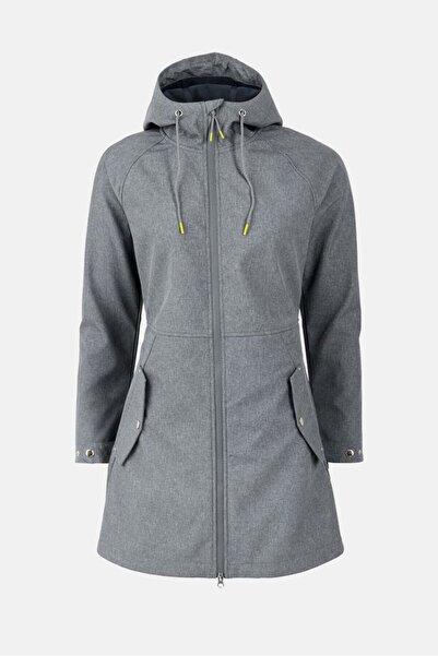 Tchibo Women Hooded Soft Shell Jacket, Grey