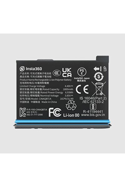 Insta360 Baterie cameră X3 BATERIE 1800mAh CINAQBT/A1