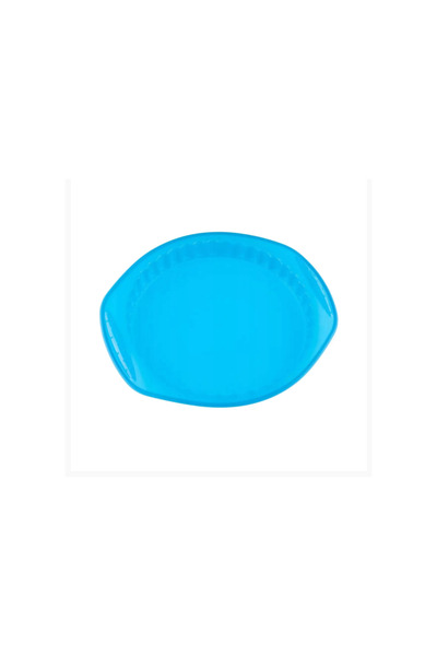 Kinghoff Baking dish, silicone, blue, 30.5 x 27.3 x 3.2 cm,