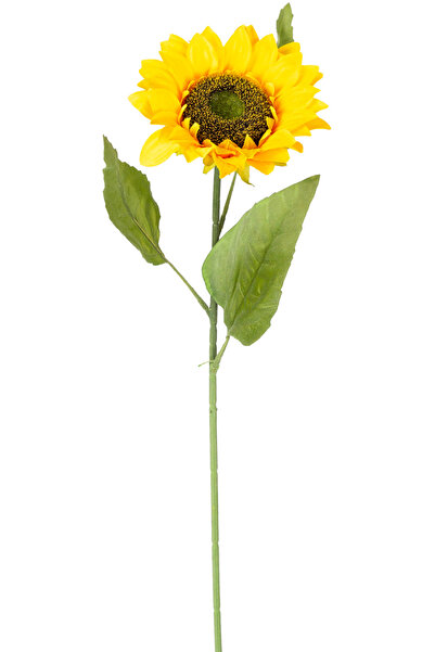 Herdekora Yapay Ayçiçeği, Dal, Sarı-Yeşil - 15x75 cm