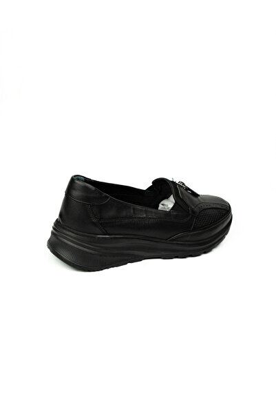 MARİOTTO 044 Black Leather Casual Women's Shoes