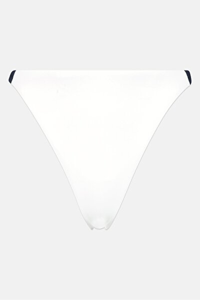 Tommy Hilfiger Women Plain Pull On Bikini Bottom, White