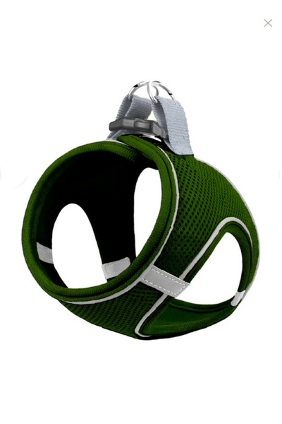 Mita مجموعة من 12 طوق صدر شبكي Ai̇r باللون الأخضر الداكن