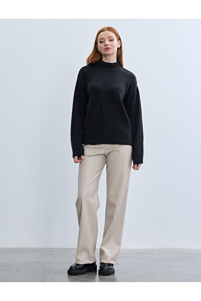 BGN workshop HALF FISHERMAN COLLAR basic PULLOVER