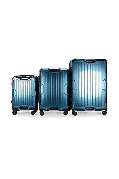 Prosperity PC Travel Luggage Set W/ Password Lock, With Multiple Color Options, 20in+24in+28in 3 PCS Set