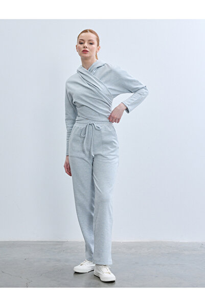 BGN workshop بنطلون دوز باكا محبوك بخصر مطاطي