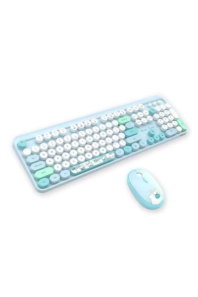 Mi7a Kablosuz Klavye Ve Mouse Seti (Notebook Pc Uyumlu 104 Tuşlu)