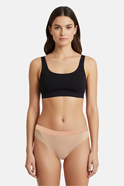 Calvin Klein Women Brand Logo Panties, Tan