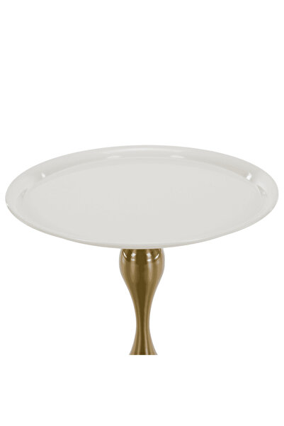 DacEnergy Side table, Ivory white/gold, FEJ