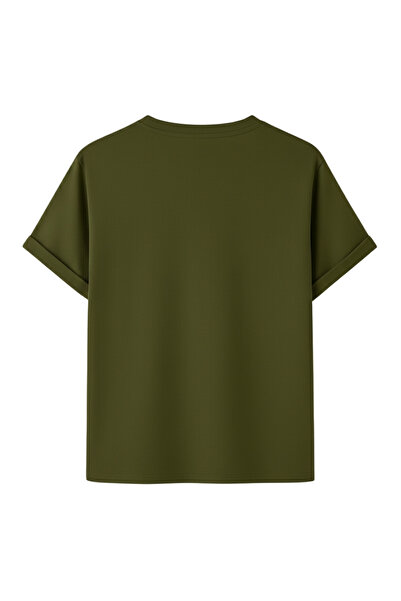 noetr Running Horses Printed Animal Themed Oversized Regular Fit Unisex T-Shirt