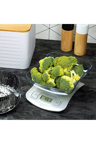 Kinghoff Kitchen scale, 2 - 5000 g, silver,