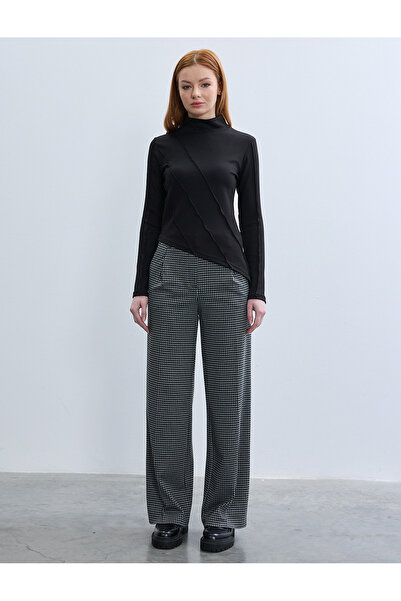 BGN workshop Kazayagi Patterned Wide Leg Pants