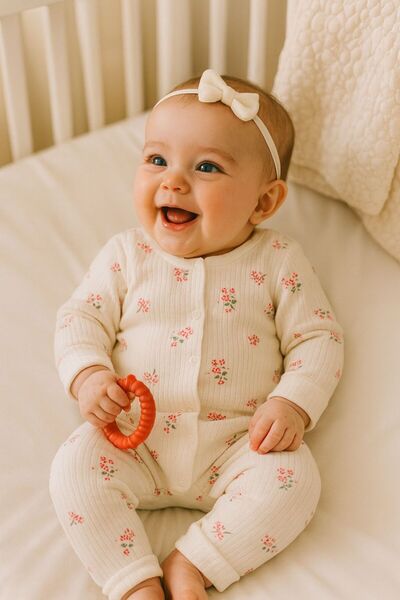 yukobaby bebeğiniz için en doğalı BEBEK KIR ÇİÇEĞİ 3-6-9 AY PAMUKLU MANŞETŞİZ TULUM YENİDOĞAN HASTANE ÇIKIŞI BEBEK KIYAFETİ YK1244