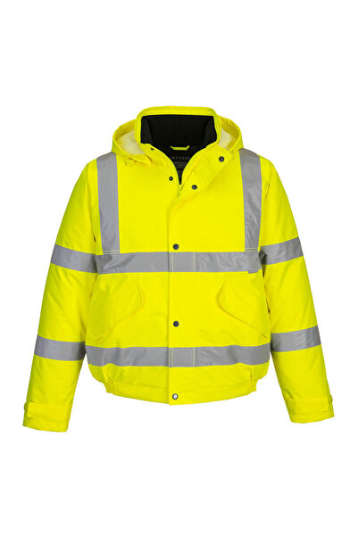 PORTWEST Hi-Vis Bomber Jacket Yellow