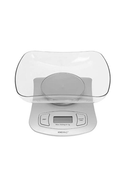 Kinghoff Kitchen scale, 2 - 5000 g, silver,