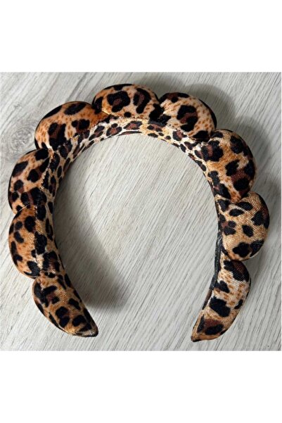 Generic Yıkama için yumuşak kafa bandı-leopar