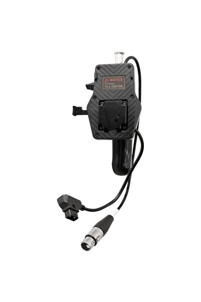 Nanlite Adaptor V-Mount cu prindere și cablu XLR D-Tap cu 4 pini pentru monof...