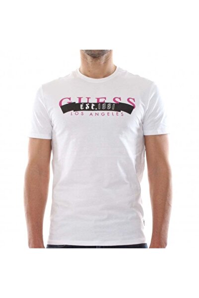Guess T-SHIRT MEN LOGO CREW NECK