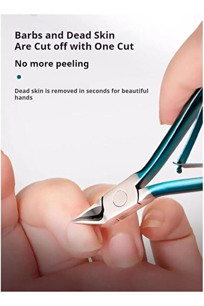 MaffStuff Forfecuță profesională manichiură-pedichiură cu cap drept 120° din inox, ergonomică