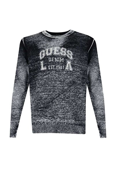 Guess MASON PRINTED CN SWTR 12 GG ERKEK TRIKO