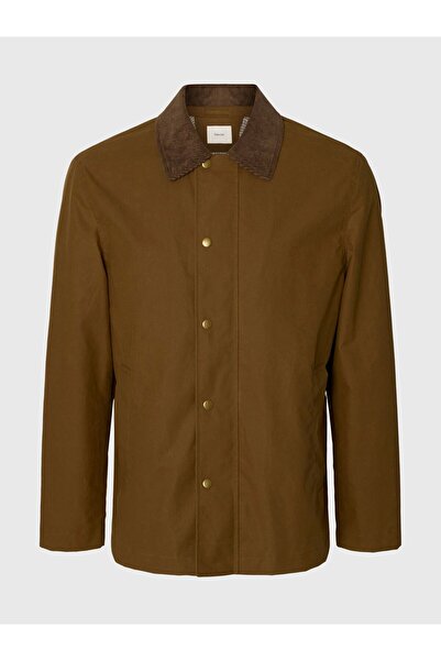 SELECTED Jacke Gewachste Baumwoll