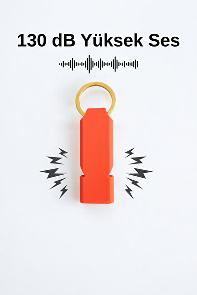 JoyShine 130 dB Yüksek Sesli Deprem ve Acil Durum Düdüğü, Dayanıklı Tasarım, ...