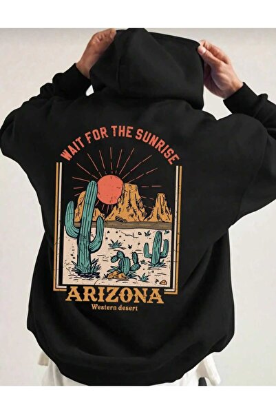 Hunors Sportswear & Company سويت شيرت أريزونا مطبوع موديل للجنسين من القطن بغ...