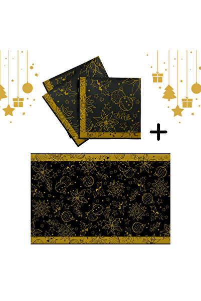 Mank Set de accesorii pentru decorarea mesei festive pentru Crăciun/Anul Nou