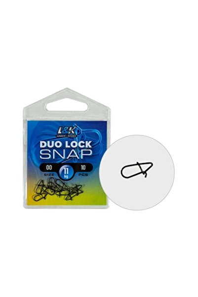 EnergoTeam Cleme rapide L&K Duo Lock Snap, pachet de 10 bucăți, mărimea 00