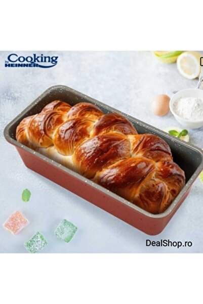 dealshopromania Tavă de copt pentru prăjituri/tort cu înveliș ceramic Cooking By Heinner Anca 30 x 14 x 9 cm