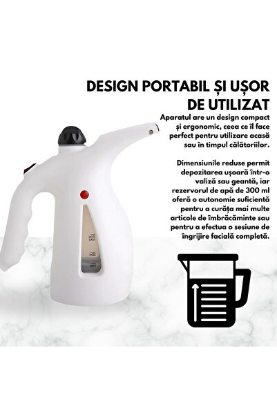 SDEPOT steam cleaner, sterilization, disinfection and facial care, white